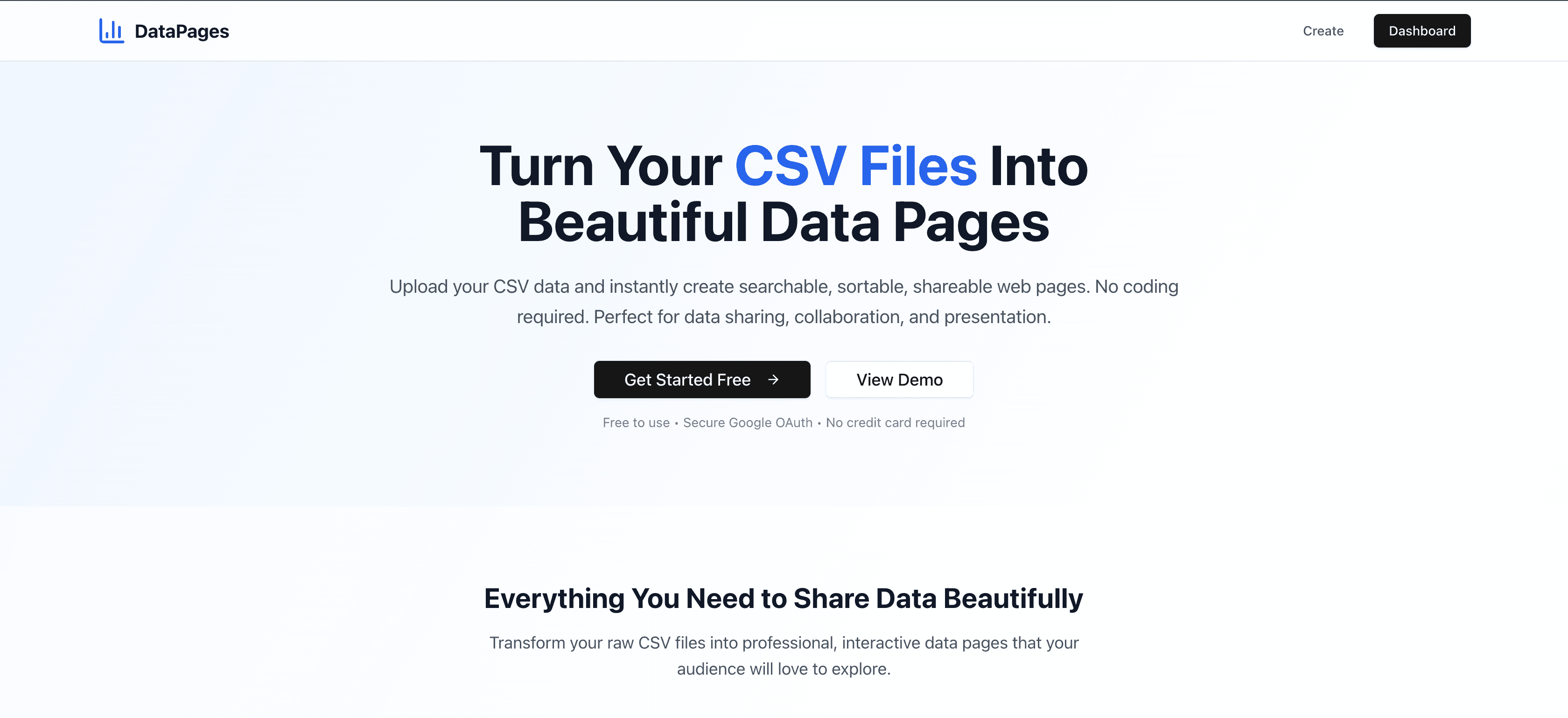 Introducing DataPages.io š š